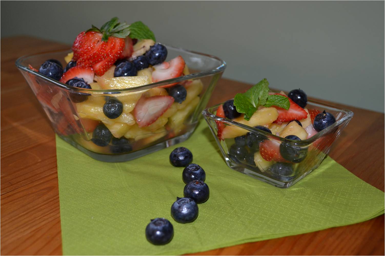 Fantastic fruit salad....what's different? A LOT!