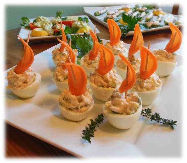 Appetizers and finger foods from Let's Party!